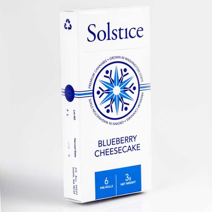 Blueberry Cheese Cake Pre Rolls,