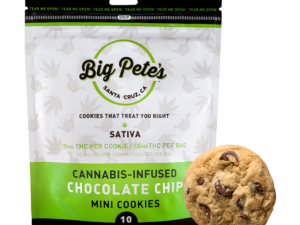 Big Pete’s Treats Chocolate Chip Cookies Sativa 100mg (10pk)
